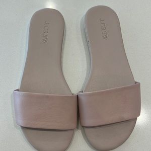 J.Crew leather slides